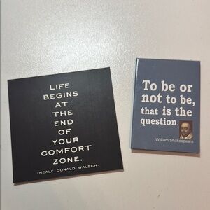 Motivational and Shakespeare Quote Magnets